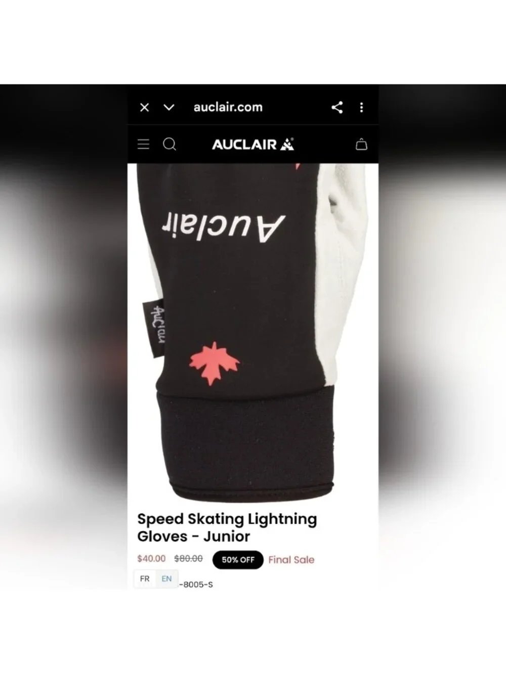 Auclair unior short